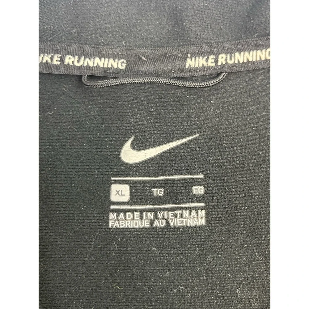 Nike Running Jacket Womens Size XL Black Essential Thermore Lightweight CU3304